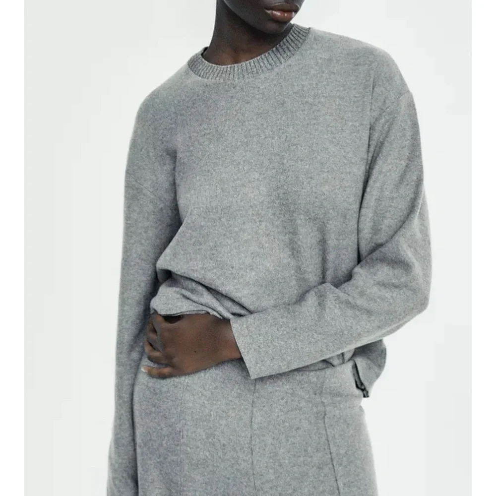 Soft Anthracite Grey Sweater - Picture 3 of 10